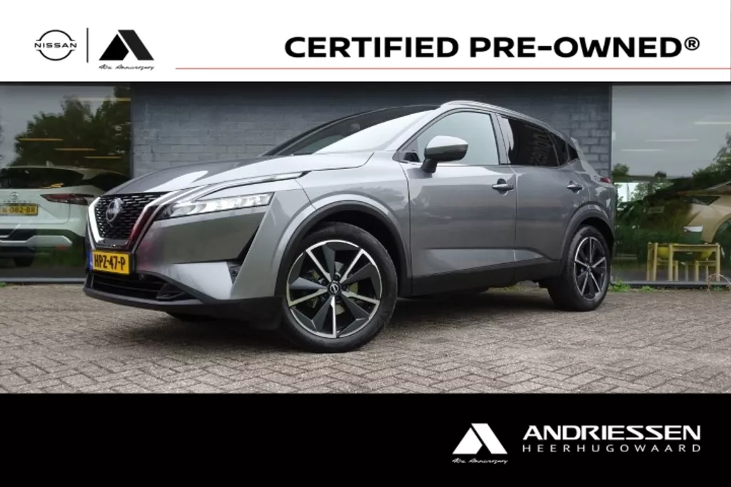 NISSAN Qashqai 1.3 Mild-Hybrid 140pk Tekna | El. Achterklep | Half leder | Pano